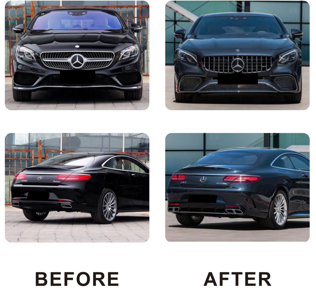 Body Kit S65 AMG for Mercedes S-class C217 Coupe 2014-2020 - image 1