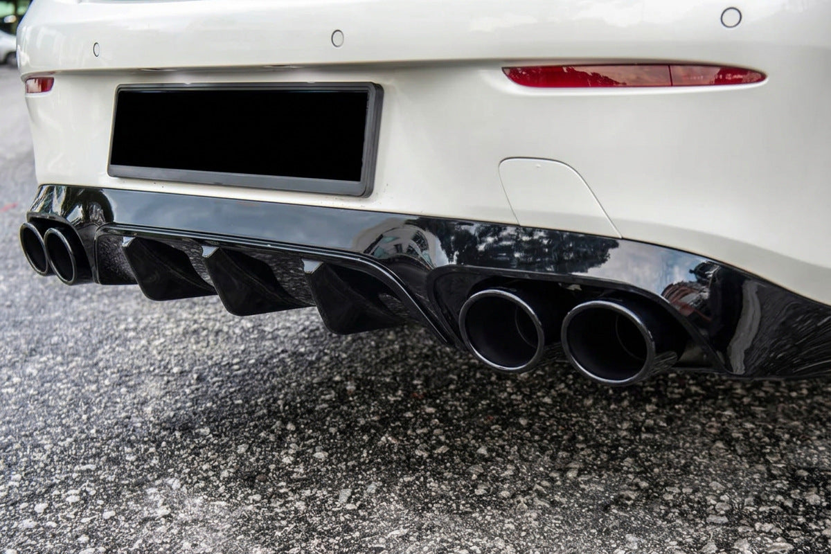 Rear Diffuser Black with Black Tips (AMG53 Design) for Mercedes E-class coupe C238 2016-2024 - image 2