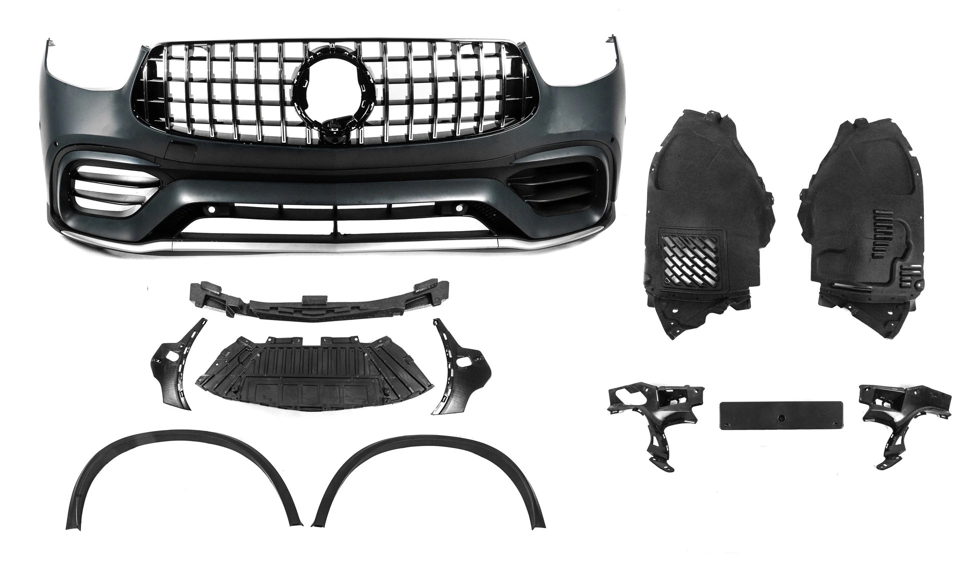 Front bumper assembly GLC63 AMG (2020-2022) for Mercedes GLC X253 2015-2022 - image 1
