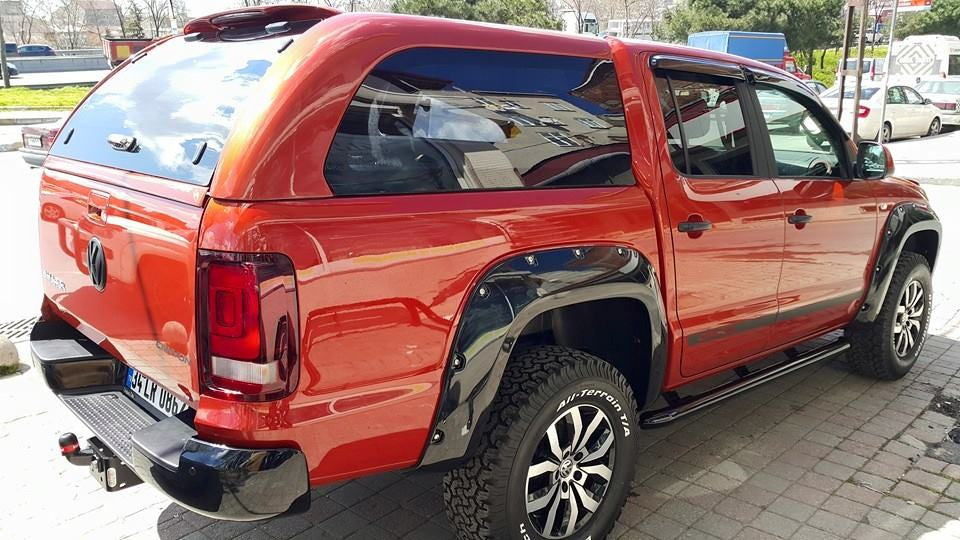 Fender flares (fiberglass, paintable) for Volkswagen Amarok 2010-2022 - image 4