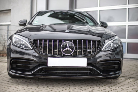 GT front grille (for original C63) for Mercedes C-class W205 2014-2021 - image 1