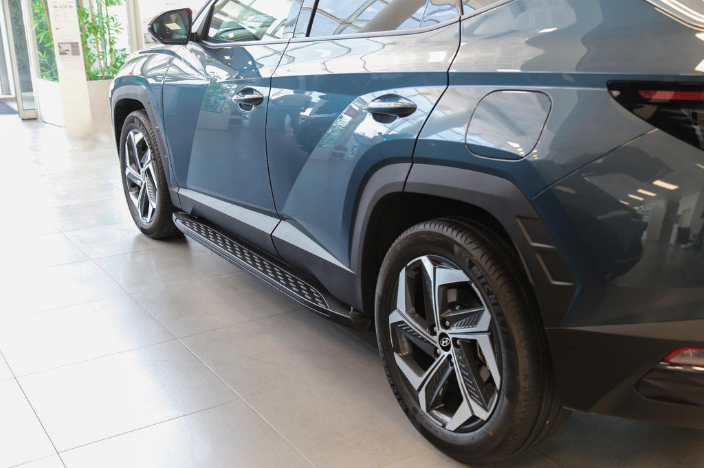 Side sills Shining Black (2 pcs., Aluminum) for Hyundai Tucson NX4 2021↗ - image 7