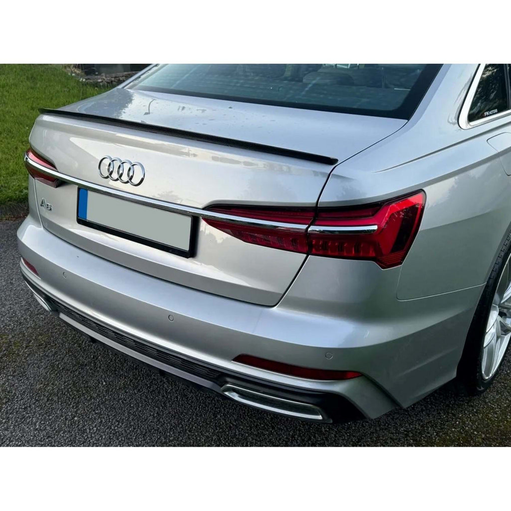 DPT Spoiler (Gloss Black) for Audi A6 C8 2018- - image 1