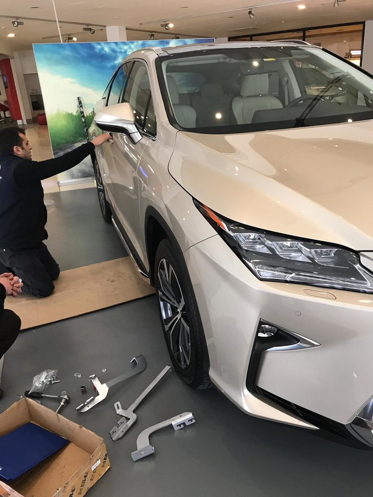 Side Steps BlackLine (2 pcs) for Lexus RX 2016-2022 - image 4