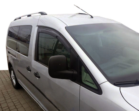 Window Deflectors (2 pcs, HIC) for Volkswagen Caddy 2010-2015 - image 2