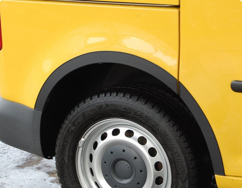 Fender flares (4 pcs, black) for Mercedes W114/115 1967-1976 - image 1
