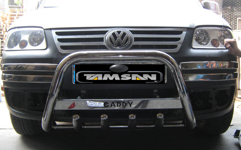 The WT003 bumper guard (stainless) for Volkswagen Caddy 2004-2010 - image 9