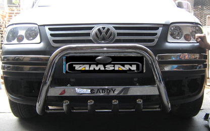 The WT003 bumper guard (stainless) for Volkswagen Caddy 2004-2010 - image 9