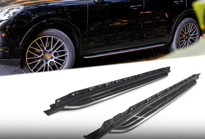 Side steps (2 pcs., aluminum) for Porsche Cayenne 2018↗ - Reelken Auto