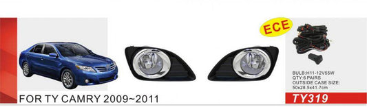 Fog lights 2009-2011 (2 pcs., halogen) for Toyota Camry 2006-2011 - Reelken Auto