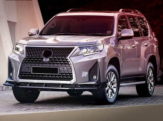 Front bumper GX-design V2 (2017-) for Toyota Land Cruiser Prado 150 - Reelken Auto