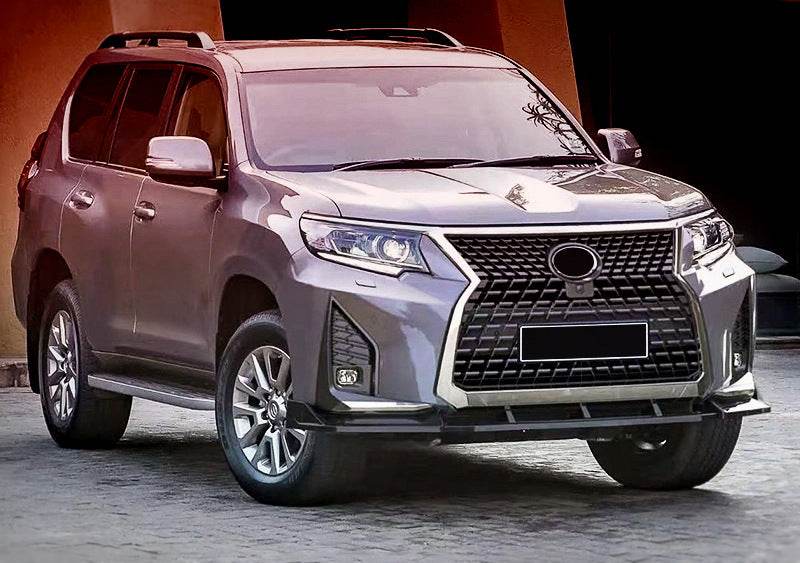 Front bumper GX-design V2 (2017-) for Toyota Land Cruiser Prado 150 - Reelken Auto