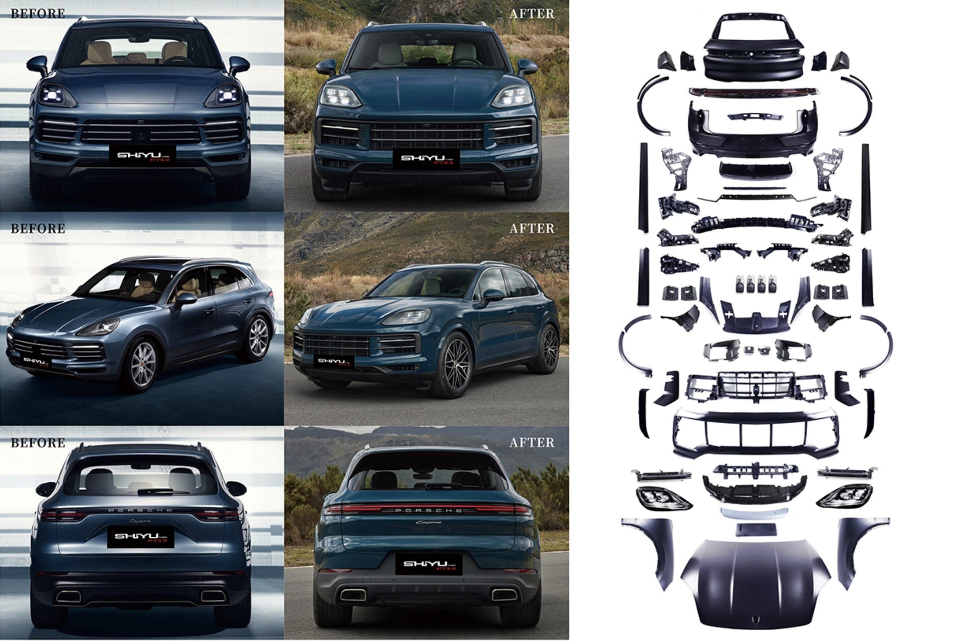 Facelift Kit 2024 for Porsche Cayenne 2018- - image 1