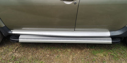 Side Steps Maya V2 (2 pcs, Aluminum) for Dacia Duster 2008-2018 - image 2