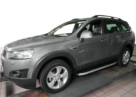 Lateral platforms Fullmond (2 pieces, aluminum) for Chevrolet Captiva 2006-2019 - image 1