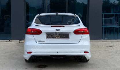 Sedan LIP Spoiler (Sunplex, black) (107.2cm x 5.5cm) for Ford Focus III 2011-2017 - image 4