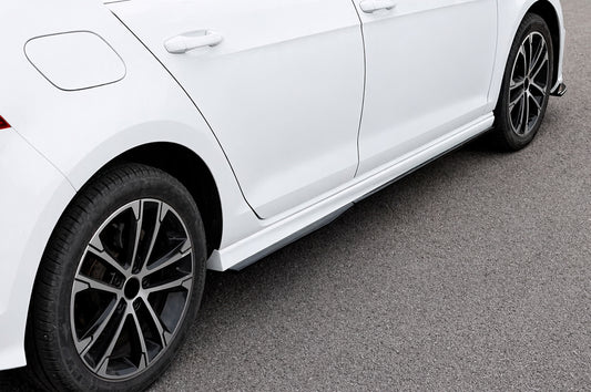 Side Skirts DPT V-4 (Gloss Black) for Volkswagen Golf 7/E-Golf 2012-2020 - image 1