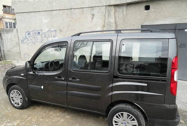 Black Roof Rails for Fiat Doblo I 2001-2005 - image 2
