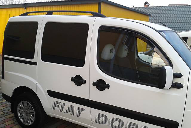 Black Roof Rails for Fiat Doblo I 2001-2005 - image 3