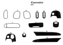 Dashboard Trim Covers (Meric) for Chevrolet Corvette C5 1997-2004 - image 1