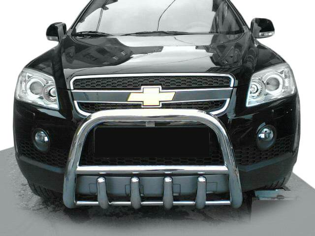 QT006 front arc (stainless) for Chevrolet Captiva 2006-2019 - Reelken Auto