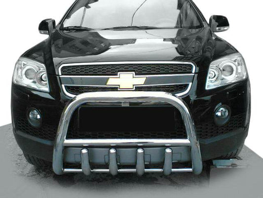 QT006 front arc (stainless) for Chevrolet Captiva 2006-2019 - Reelken Auto