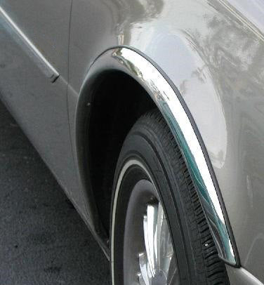 Fender trims (2004-2007, 4 pcs, stainless steel) for Volvo V50 2004-2012 - image 2