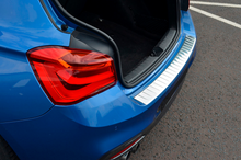 Rear bumper protector OmsaLine (for F20, stainless steel) for BMW 1 Series F20/F21 2011-2019 - image 1