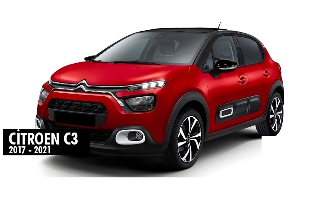 Mirror Covers BMW-Style (2017-2021, 2 pcs) for Citroen C-3 2016-2023 - image 6