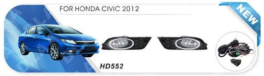 Fog lights 2011-2013 (halogen) for Honda Civic Sedan IX 2011-2016 - Reelken Auto