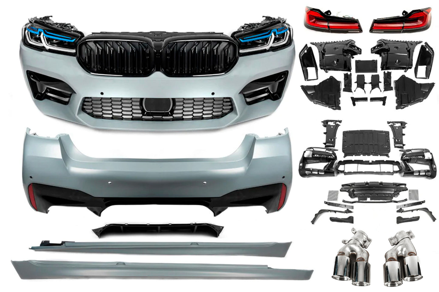 Facelift Kit (to M5 F90 2021) for BMW 5 Series G30/G31 2017-2023 - image 2