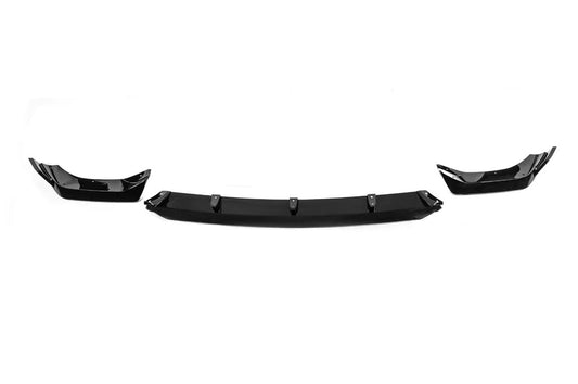 Front bumper lip Paradigm Black Knight V1 (2018-2022, M-Sport) for BMW X7 G07 2019- - image 1