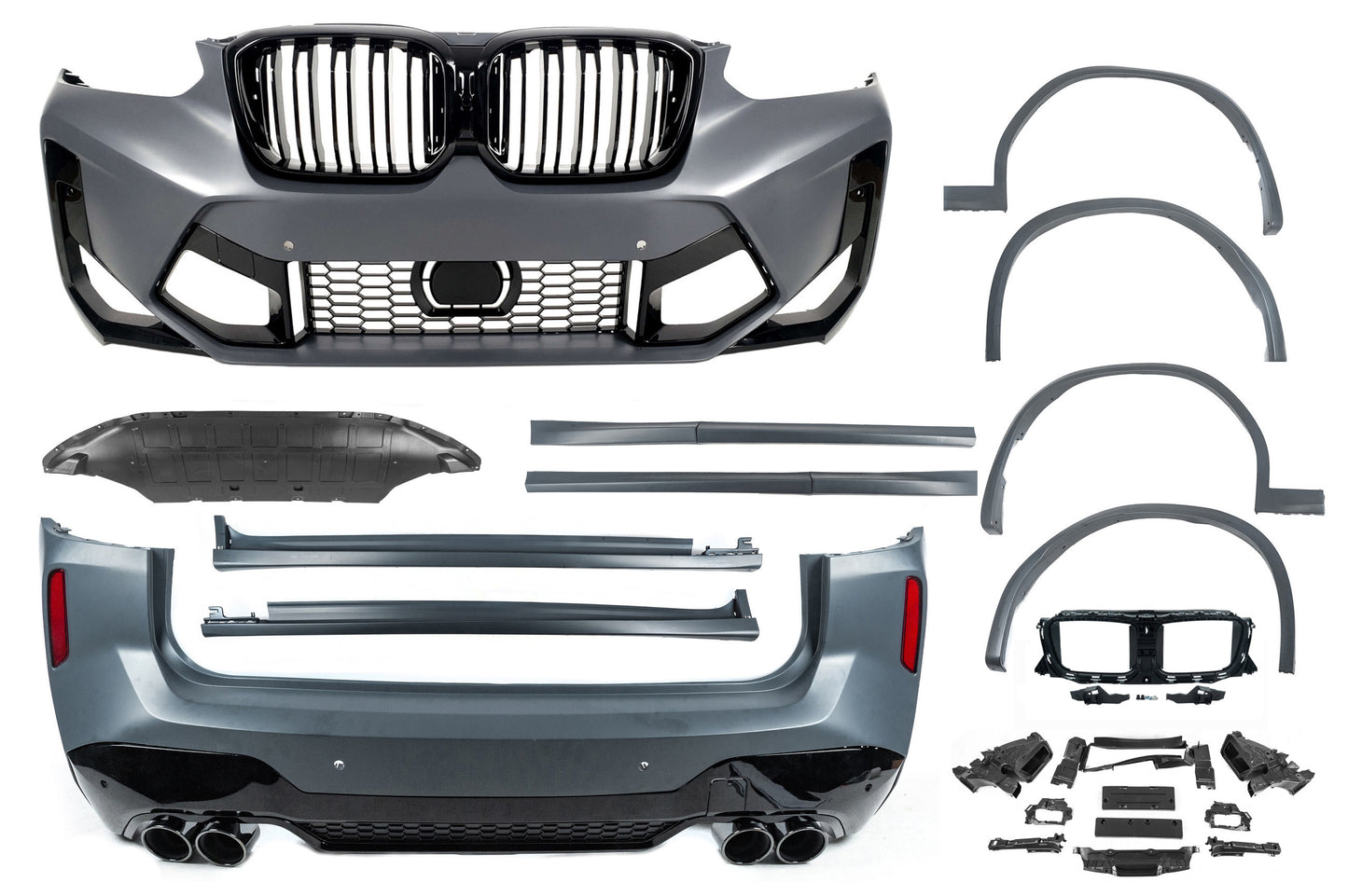 Full Body Kit 2022-2024 (F97 X3M) for BMW X3 G01 2018- - image 2