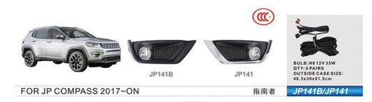 Fog lights (halogen) for Jeep Compass 2016↗︎ - Reelken Auto