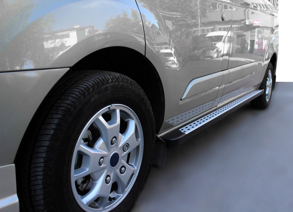 Side Steps DOT-Line (2 pcs, Aluminum) for Ford Connect 2010-2013 - image 1