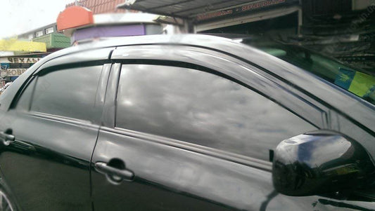Deflectors (4-piece, HIC) for Toyota Corolla 2007-2013 - Reelken Auto
