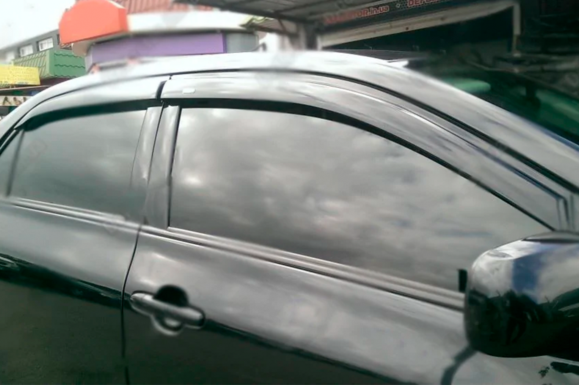 Window Deflectors (4 pcs, HIC) for Toyota Corolla 2007-2013 - image 2