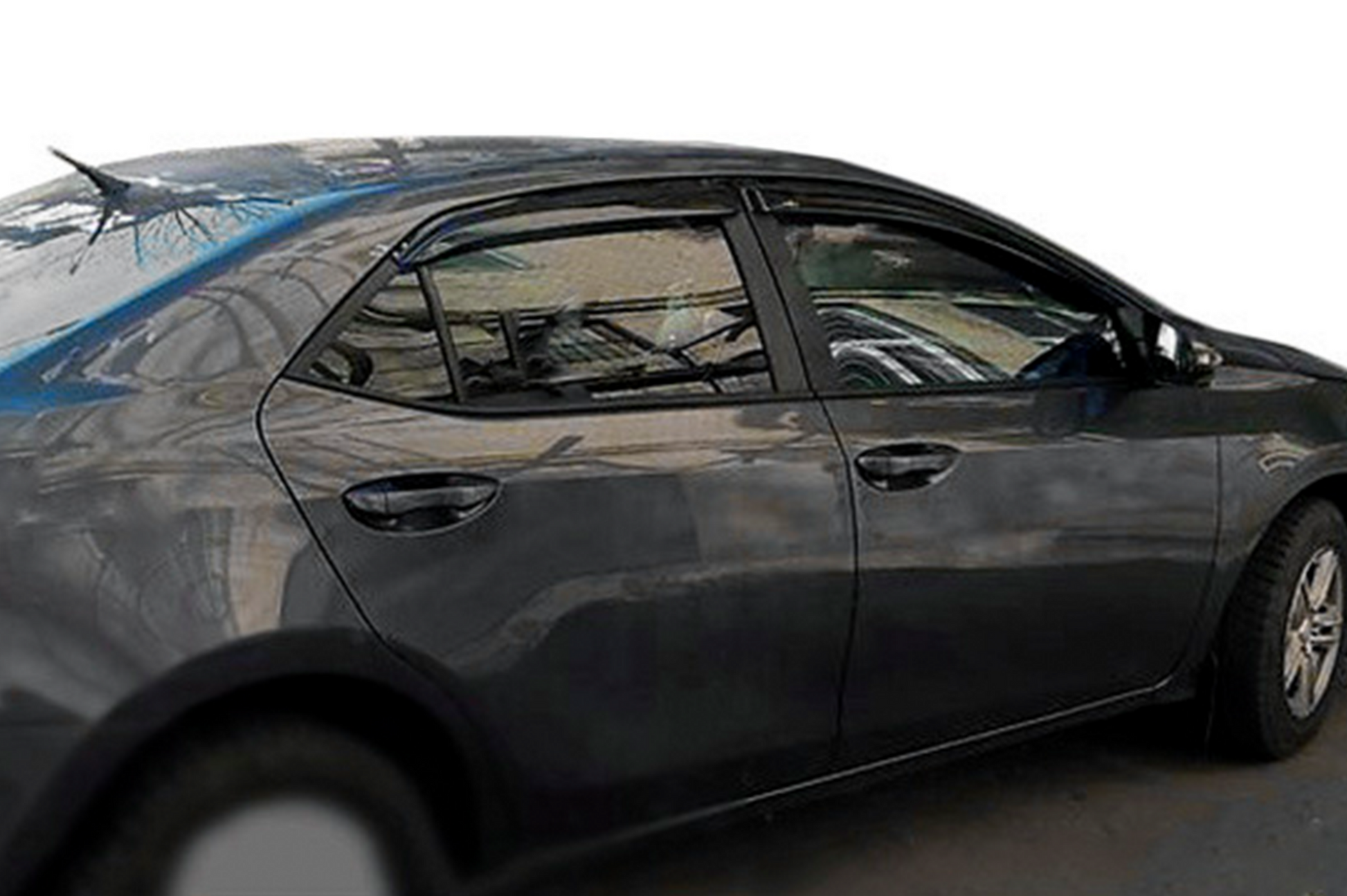 Window Deflectors (4 pcs, HIC) for Toyota Corolla 2013-2019 - image 12