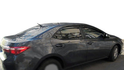 Window Deflectors (4 pcs, HIC) for Toyota Corolla 2013-2019 - image 1