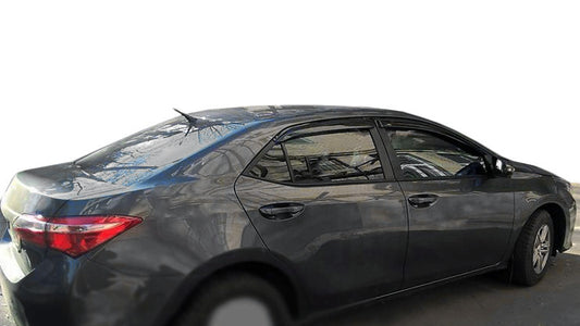 Window Deflectors (4 pcs, HIC) for Toyota Corolla 2013-2019 - image 1