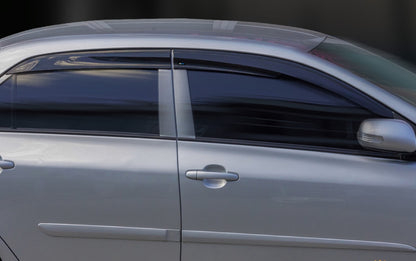Window Deflectors (4 pcs, Sunplex Sport) for Toyota Corolla 2007-2013 - image 4