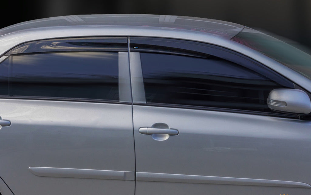 Window Deflectors (4 pcs, Sunplex Sport) for Toyota Corolla 2007-2013 - image 4