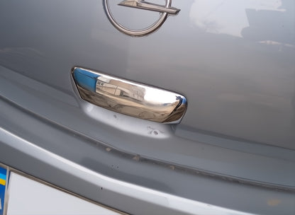 Trim on the rear door handle (stainless) for Opel Corsa D 2007-2014 - image 1