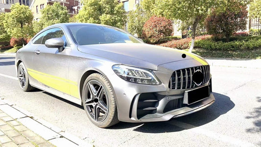 Body kit with diffuser for Coupe (Black Mamba C63GT design) for Mercedes C-сlass W205 2014-2021 - image 2