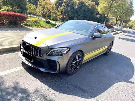 Body kit with diffuser for Coupe (Black Mamba C63GT design) for Mercedes C-сlass W205 2014-2021 - image 1