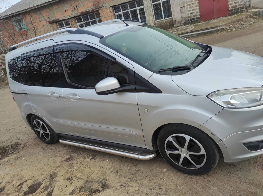 Side Steps Premium (2 pcs, Stainless Steel) for Ford Courier 2014-2023 - image 1
