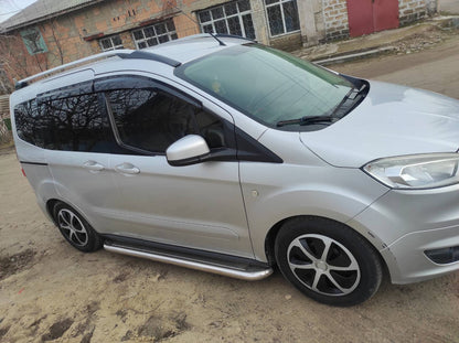 Side Steps Premium (2 pcs, Stainless Steel) for Ford Courier 2014-2023 - image 1