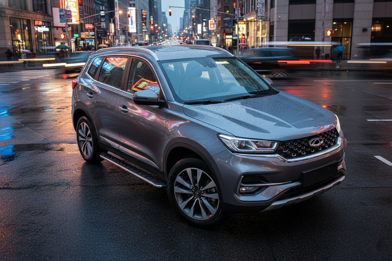 Side Steps Maydos V1 (2 pcs, Aluminum) for Chery Tiggo 7 2020- - image 1