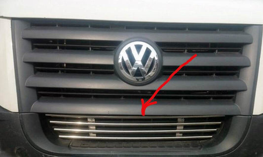 Bumper grill (stainless steel) for Volkswagen Crafter 2006-2016 - Reelken Auto