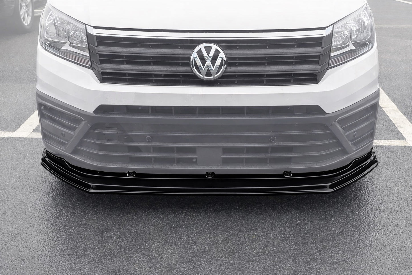Front lip spoiler (ABS) for Volkswagen Crafter 2016- - image 1